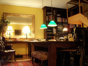 Michael Whelan's home office