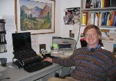 Jay Lipe in his home office