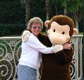 Joanne Johnson and Curious George
